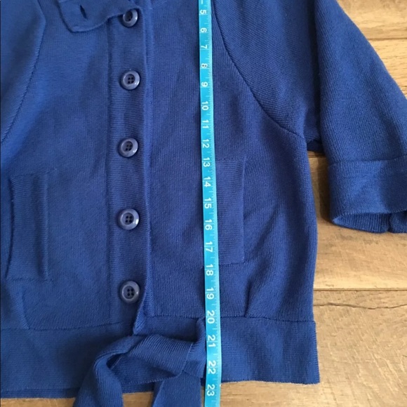 Plenty Tracy Reese button blazer blue jacket small - Picture 6 of 6